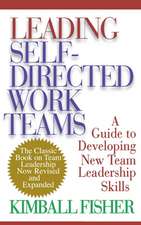 Leading Self-Directed Work Teams