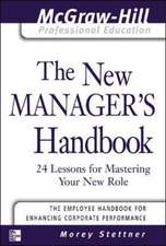 The New Manager's Handbook