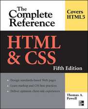 HTML & CSS: The Complete Reference, Fifth Edition