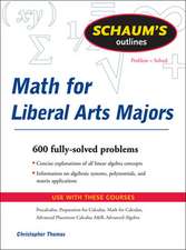 Schaum's Outline of Mathematics for Liberal Arts Majors