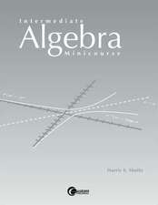 Intermediate Algebra Minicourse