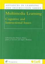 Multimedia Learning – Cognitive and Instructional Issues