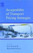 Acceptability of Transport Pricing Strategies