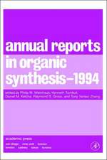 Annual Reports in Organic Synthesis 1994