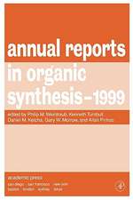 Annual Reports in Organic Synthesis 1999