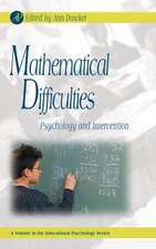 Mathematical Difficulties