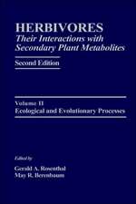 Herbivores: Their Interactions with Secondary Plant Metabolites