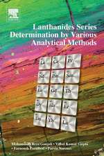 Lanthanides Series Determination by Various Analytical Methods