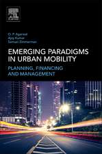 Emerging Paradigms in Urban Mobility: Planning, Financing and Management