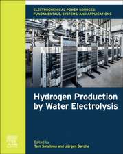 Electrochemical Power Sources: Fundamentals, Systems, and Applications: Hydrogen Production by Water Electrolysis