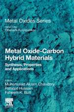 Metal Oxide-Carbon Hybrid Materials: Synthesis, Properties and Applications