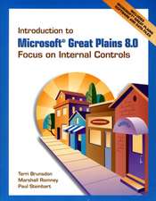 Introduction to Microsoft Great Plains 8.0: Focus on Internal Controls & Software & Student CD Package