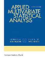 Johnson, R: Applied Multivariate Statistical Analysis (Class