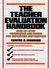 Teacher Evaluation Handbook