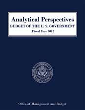 Analytical Perspectives: Budget of the U.S. Government Fiscal Year 2018