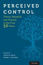 Perceived Control: Theory, Research, and Practice in the First 50 Years