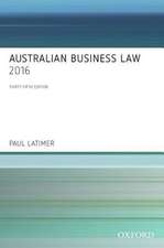 Australian Business Law 2016