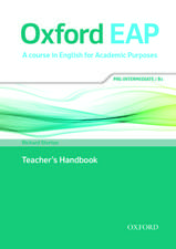 Oxford EAP: Pre-Intermediate/B1: Teacher's Book, DVD and Audio CD Pack