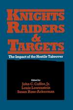 Knights, Raiders, and Targets: The Impact of the Hostile Takeover