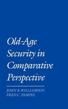 Old Age Security in Comparative Perspective