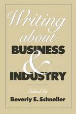 Writing about Business and Industry