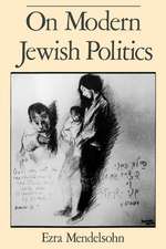 On Modern Jewish Politics