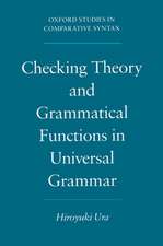 Checking Theory and Grammatical Functions in Universal Grammar