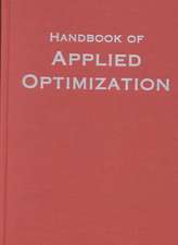 Handbook of Applied Optimization