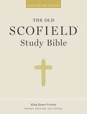 The Old Scofield® Study Bible, KJV, Pocket Edition, Basketweave Black/Burgundy