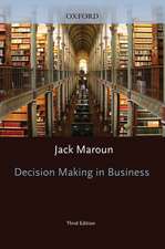 Decision Making in Business