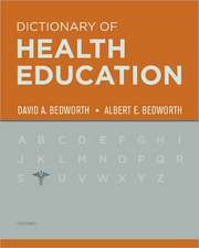 Dictionary of Health Education