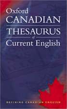 Oxford Canadian Thesaurus of Current English