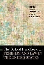 The Oxford Handbook of Feminism and Law in the United States