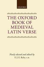 The Oxford Book of Medieval Latin Verse