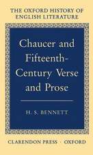 Chaucer and Fifteenth-Century Verse and Prose