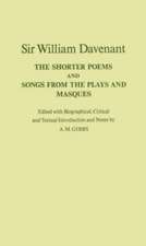 The Shorter Poems, and Songs from the Plays and Masques