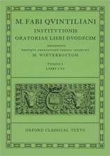 Quintilian Institutionis Oratoriae Vol. I