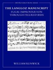 The Langloz Manuscript: Fugal Improvisation through Figured Bass