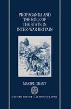 Propaganda and the Role of the State in Inter-War Britain