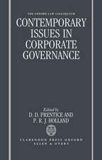 Contemporary Issues in Corporate Governance