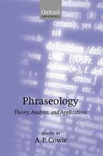 Phraseology: Theory, Analysis, and Applications