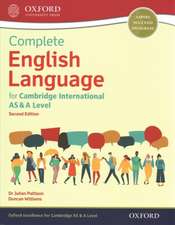 English Language for Cambridge International AS & A Level: Print & Online Student Book Pack