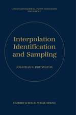 Interpolation, Identification, and Sampling