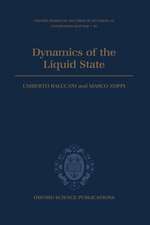 Dynamics of the Liquid State