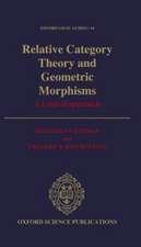 Relative Category Theory and Geometric Morphisms: A Logical Approach