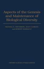 Aspects of the Genesis and Maintenance of Biological Diversity