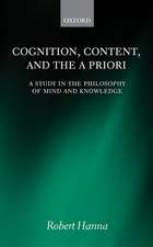 Cognition, Content, and the A Priori