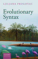 Evolutionary Syntax