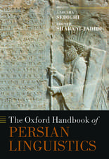 The Oxford Handbook of Persian Linguistics