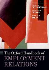 The Oxford Handbook of Employment Relations